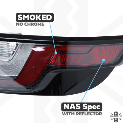 RH Genuine Rear Light Assembly for Range Rover Evoque 1 - Facelift - Smoked - NAS Spec