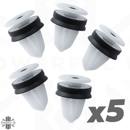 Plastic Door Card Panel Trim Clips x 5 for Range Rover Sport L494