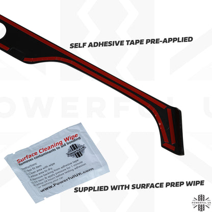 Rear Bumper Trim Strip (Dynamic models only) - Gloss Black for Range Rover Evoque