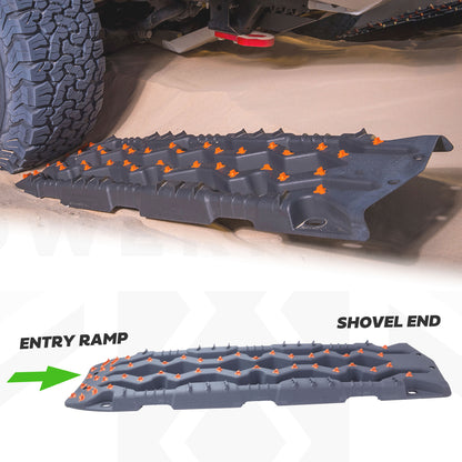 ARB x TRED PRO Recovery Boards in Grey & Orange - Twin Pack