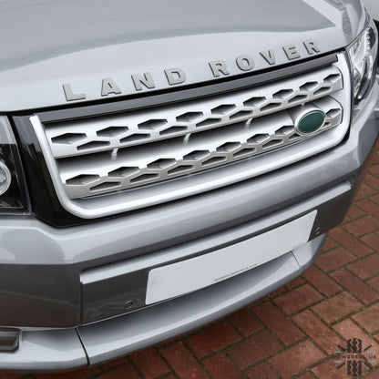 Front Grille Cover Trim for Land Rover Freelander 2 (2012+) - Silver