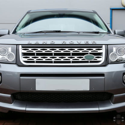 Front Grille Cover Trim for Land Rover Freelander 2 (2012+) - Silver