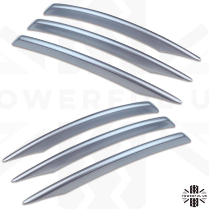 Front Vent Blade Covers - Silver for Range Rover L405 2018