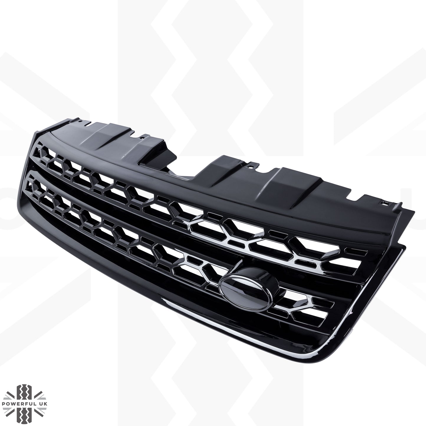 Front Grille for Land Rover Discovery Sport (2014-19) - Aftermarket - Gloss Black