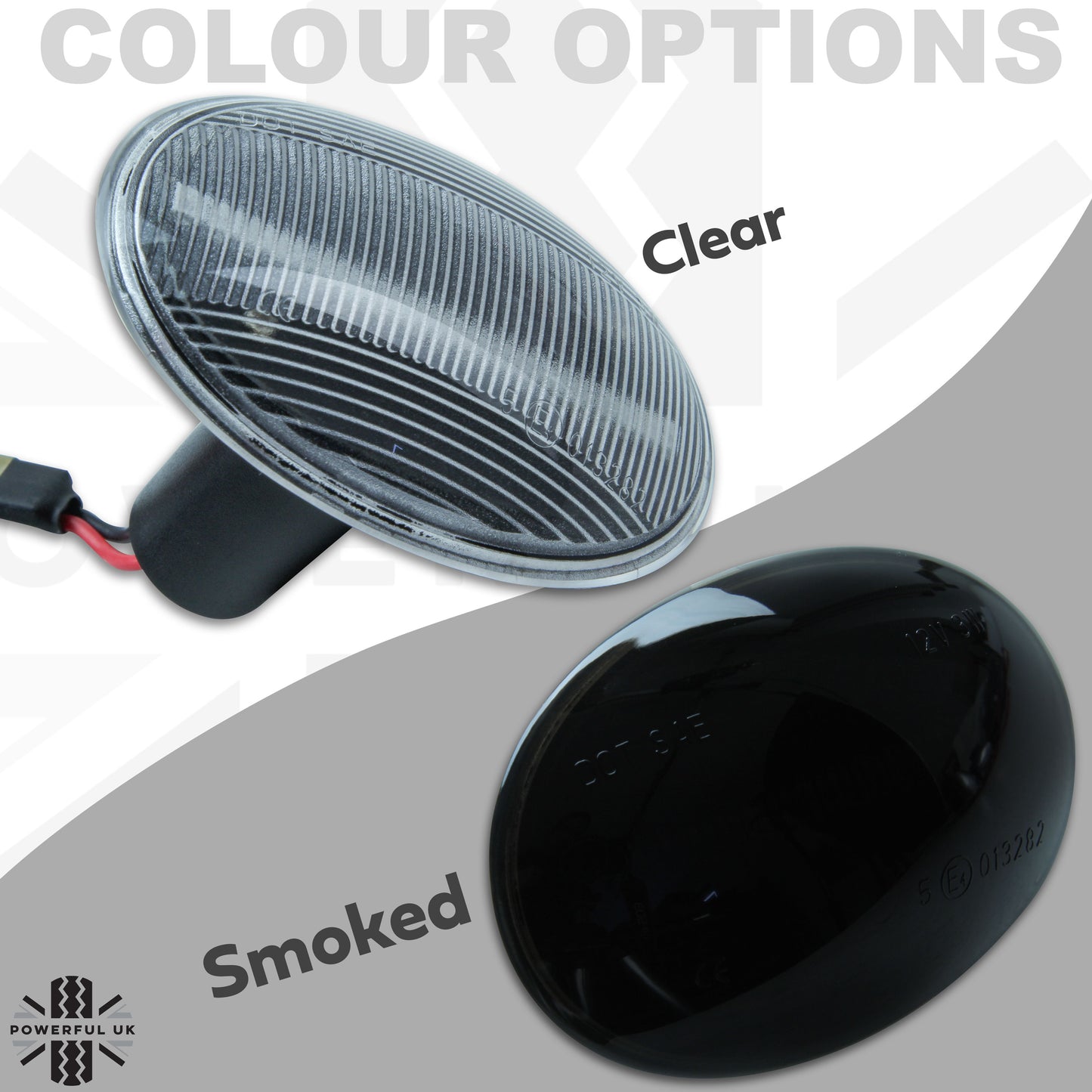 Side Repeaters (Pair) - LED - Clear - Dynamic Sweep - for BMW Mini (R55,R56,R57,R58,R59)