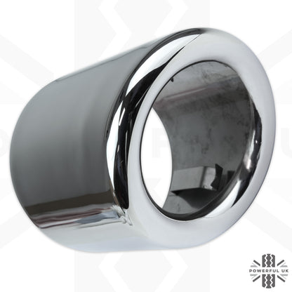 Round Exhaust Tips - PAIR for Range Rover Evoque L538  - Stainless