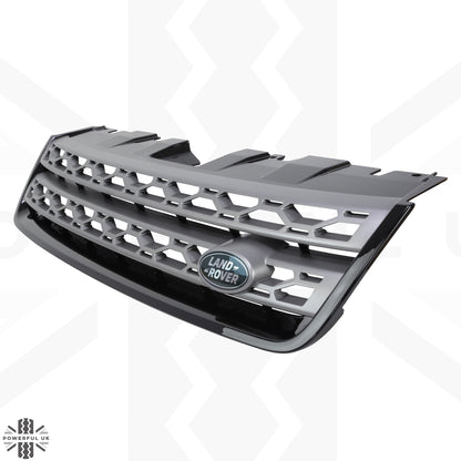 Front Grille for Land Rover Discovery Sport (2014-19) - Genuine - Black & Brunel Grey