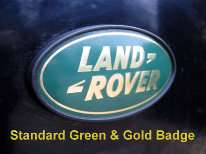 Genuine Rear Tailgate Badge - Black & Silver - for Range Rover L322