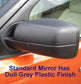 Full Mirror Covers for Land Rover Freelander 2 (2007-2009 Mirrors) - Zermatt Silver