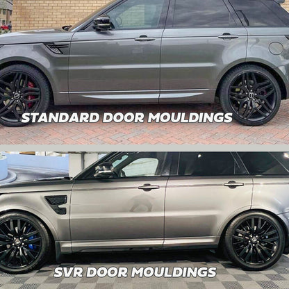 SVR Style Lower Door Mouldings for Range Rover Sport L494 (2014-17) - Santorini Black