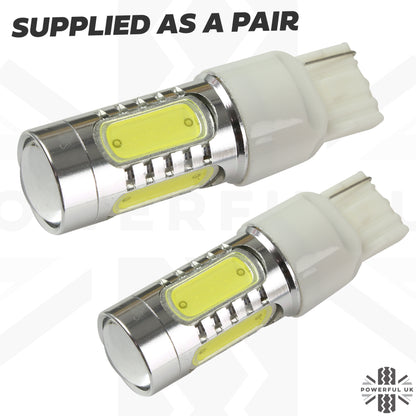 White LED Bulb (T20) - Single Function Reverse/DRL - PAIR