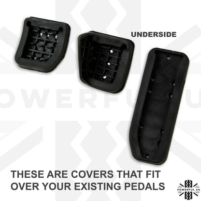 Foot Pedal Covers - 3pc Manual - for Jaguar F-Pace