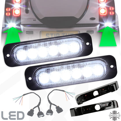 LED Reverse light upgrade kit for Land Rover Defender L663 - All White