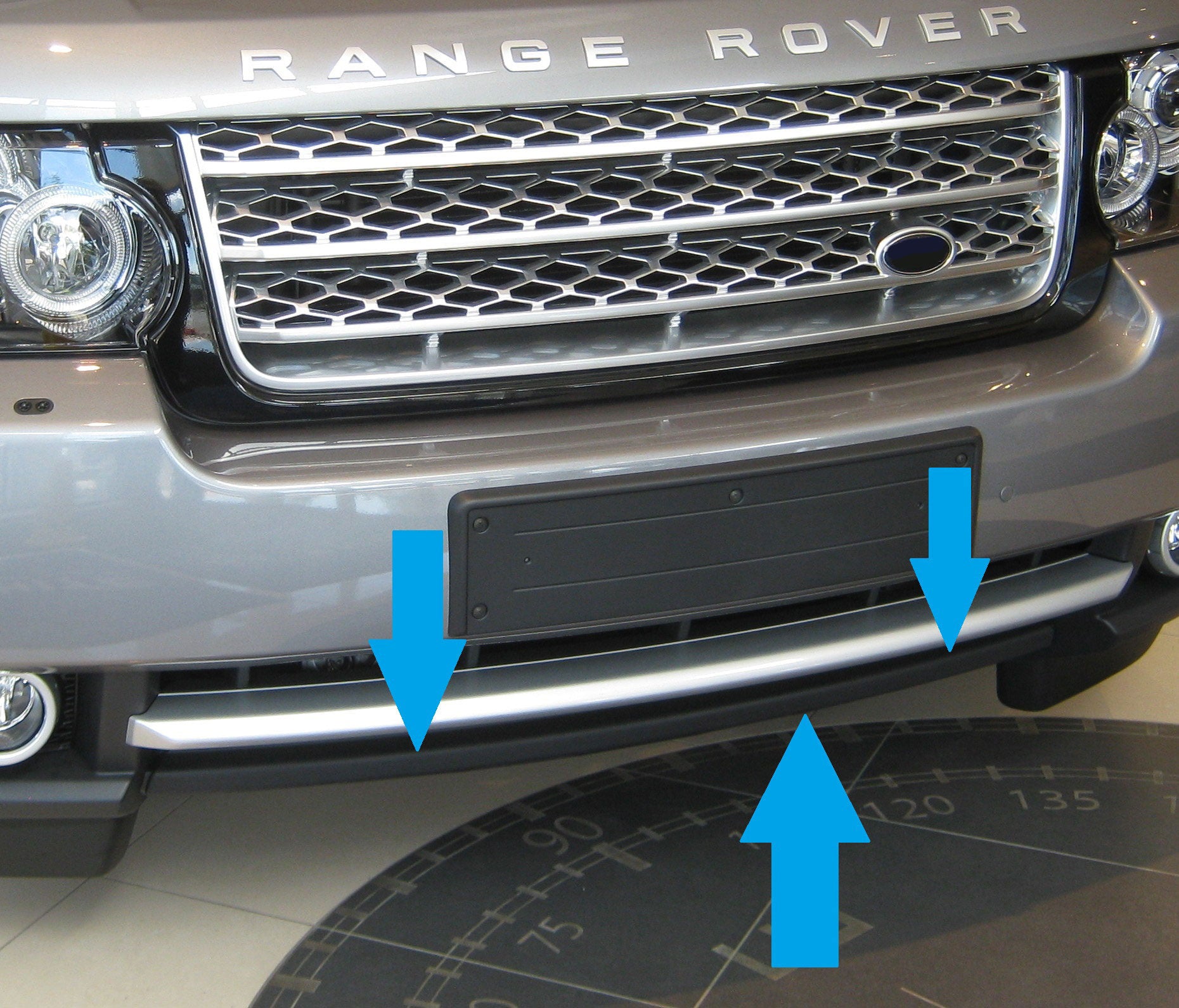 Front Tow Eye Cover for Range Rover L322 Standard Front Bumper – Powerful UK
