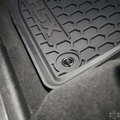 Rubber Floor Mats (Aftermarket) - RHD - for Range Rover Evoque (2011-18) SALOON