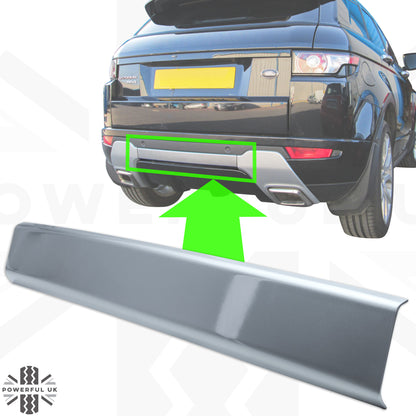 Rear Bumper Strip Cover for Range Rover Evoque L538 Dynamic - Silver