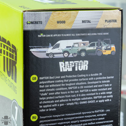 UPOL Raptor Paint 1 Litre (710ml liner + 240ml hardener)  - Black