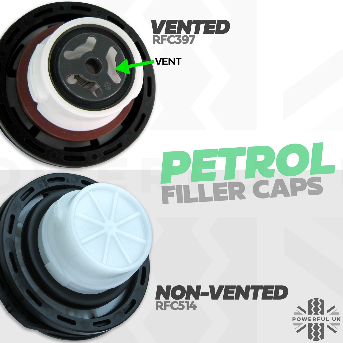 Replacement Fuel Filler Cap  for Land Rover Discovery 5 - Genuine - Petrol (Vented Type)