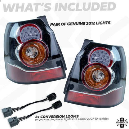 Rear LED lights UK Spec Genuine  for Land Rover Freelander 2 2012-on - PAIR