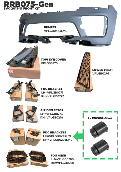 Genuine SVO Front Bumper Kit for Range Rover L405 2013-17