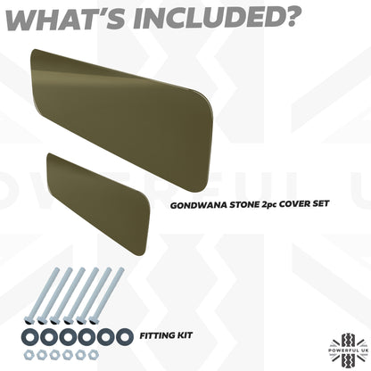 Spare Wheel Delete Cover Set for Land Rover Defender L663 - Gondwana Stone