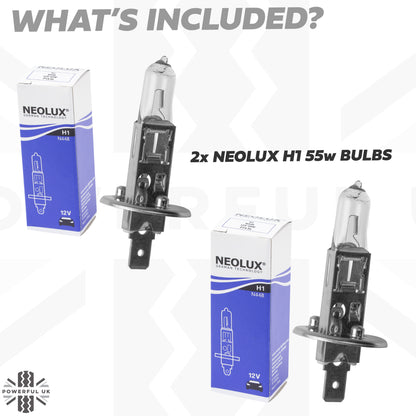 2x H1 Neolux Bulbs - 55w 12v