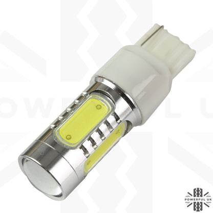 White LED Bulb (T20) - Single Function Reverse/DRL - PAIR