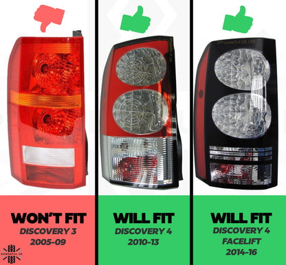 Rear Light Guards - Aftermarket - for Land Rover Discovery 4