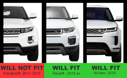 Mirror covers for Range Rover Evoque 2014+ - Gloss Black