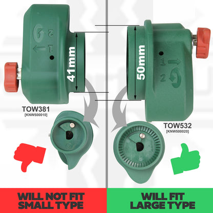 Tow Bar Replacement Red Ratchet Cog (for 50mm Large Type) for Land Rover Discovery 3/4