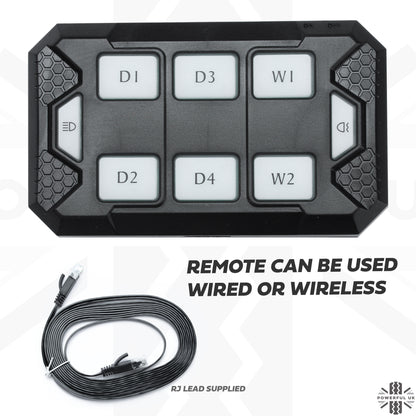 Auxillary Light Controller Box & Remote (Bluetooth)