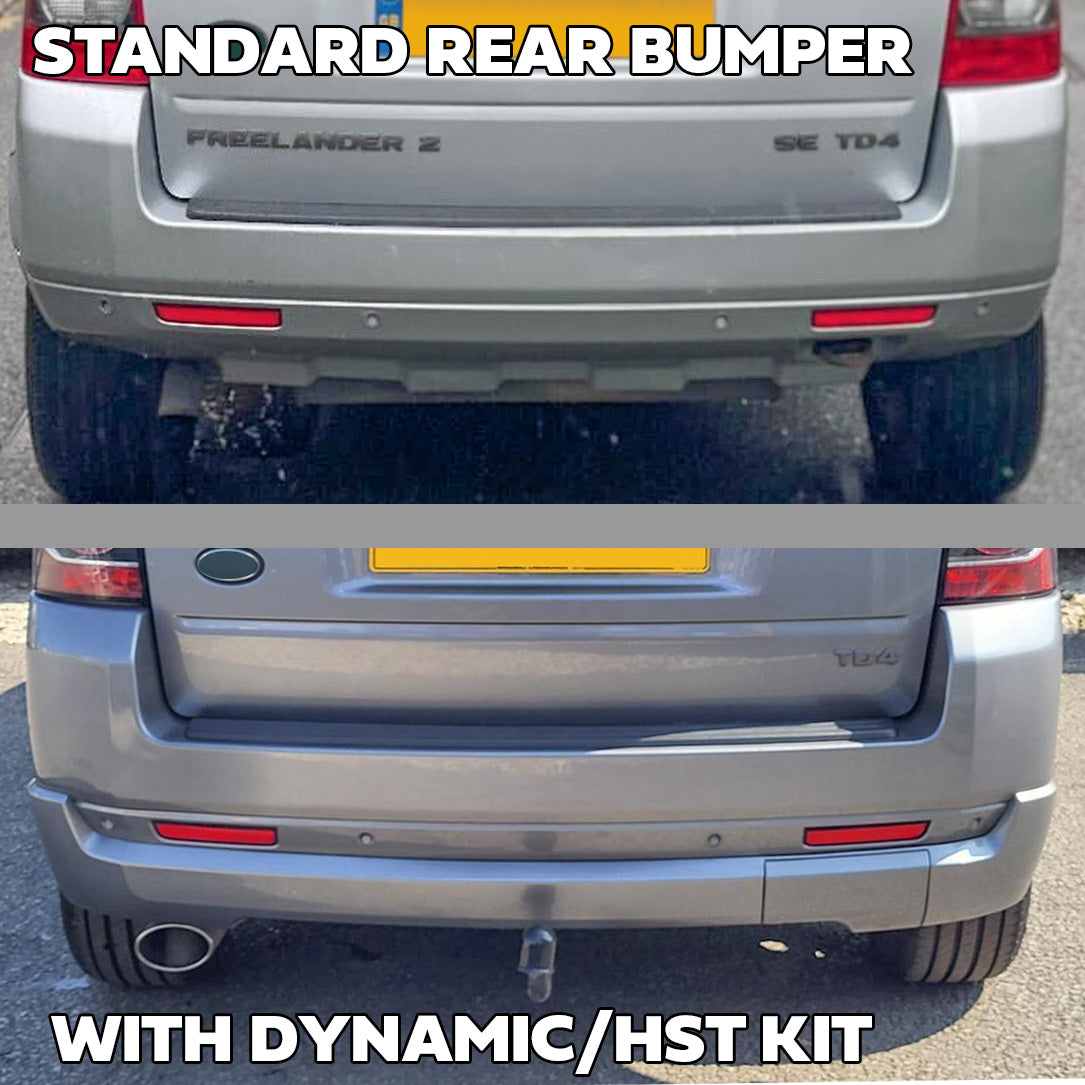 Dynamic Rear Bumper Valance for Land Rover Freelander 2 - Gloss Black